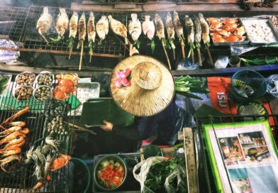Photo of a food market in Bangkok