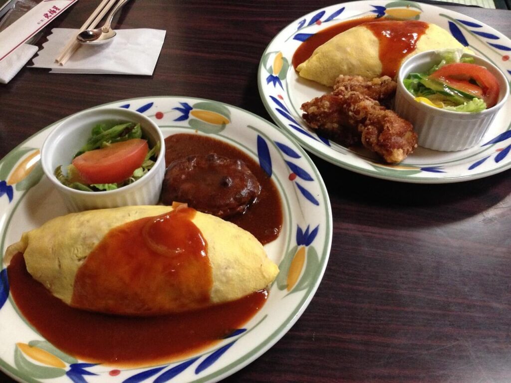 Omurice, japanese food