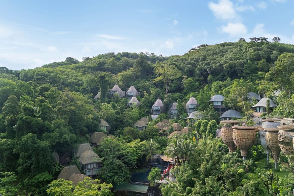 Keemala resort in Phuket in the jungle. 