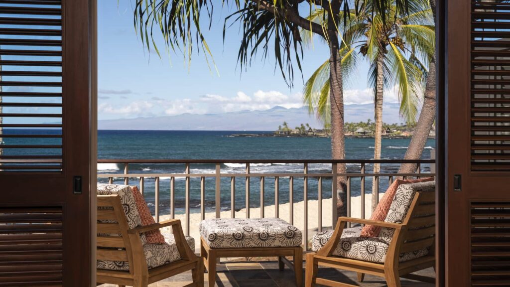The Oceanfront Room at Four Seasons Resort Hualalai