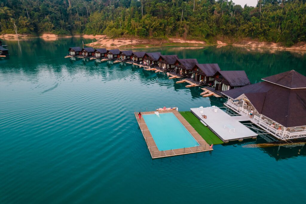 Floating hotel in Thailand