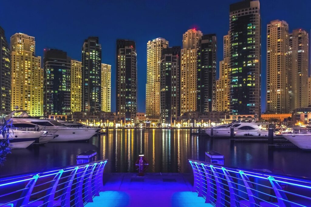 Dubai by night