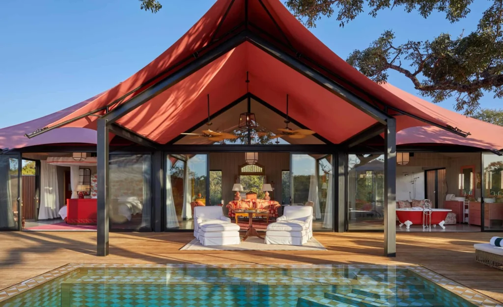 One of the private villas at Royal Malewane