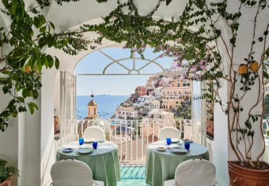 View from the rooms at Le Sirenuse, overlooking the houses of Positano