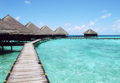 Luxury overwater bungalows