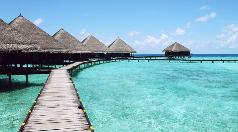 Luxury overwater bungalows