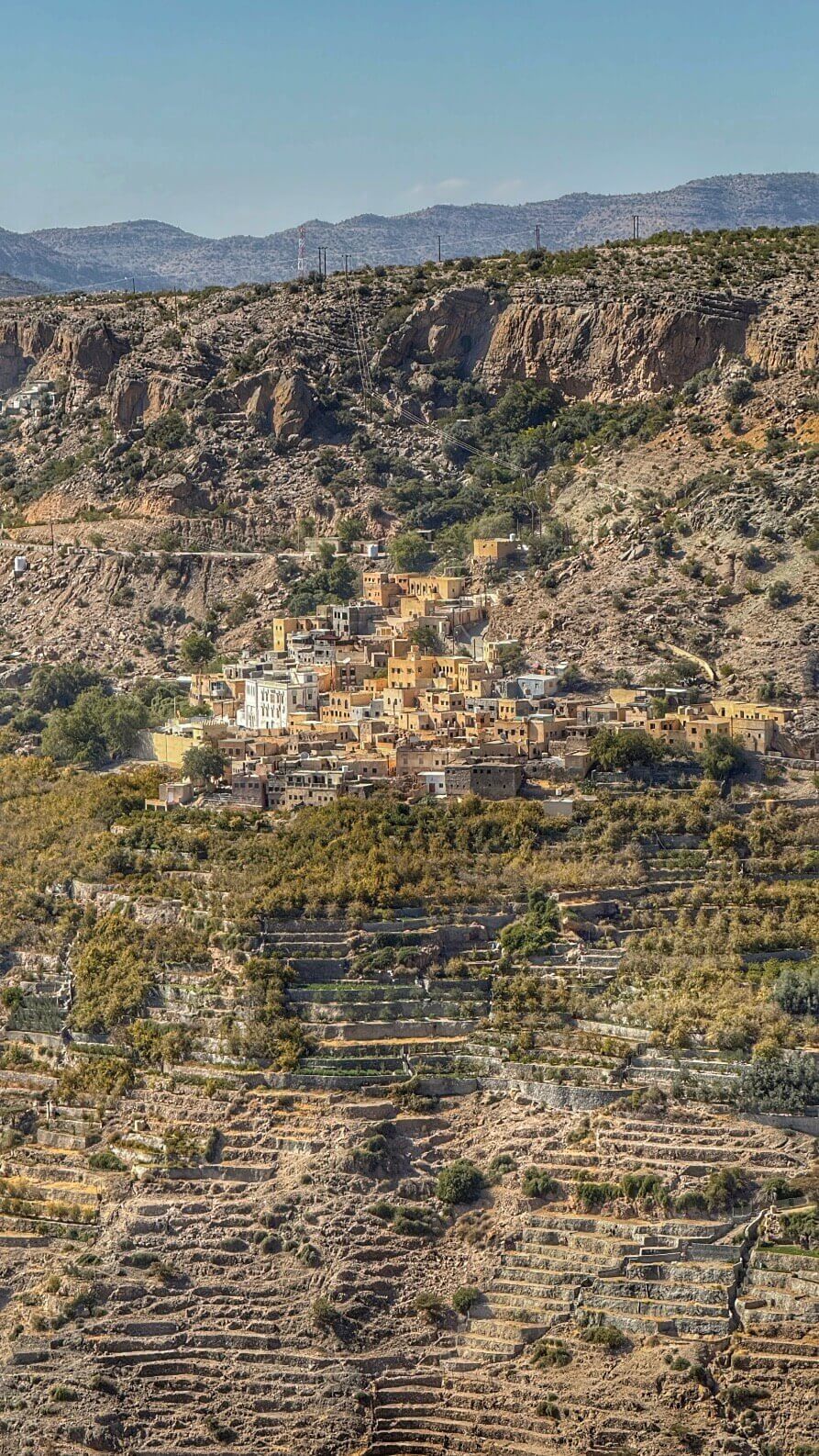 Wadi Bani Habib seen at Jabal Akhdar