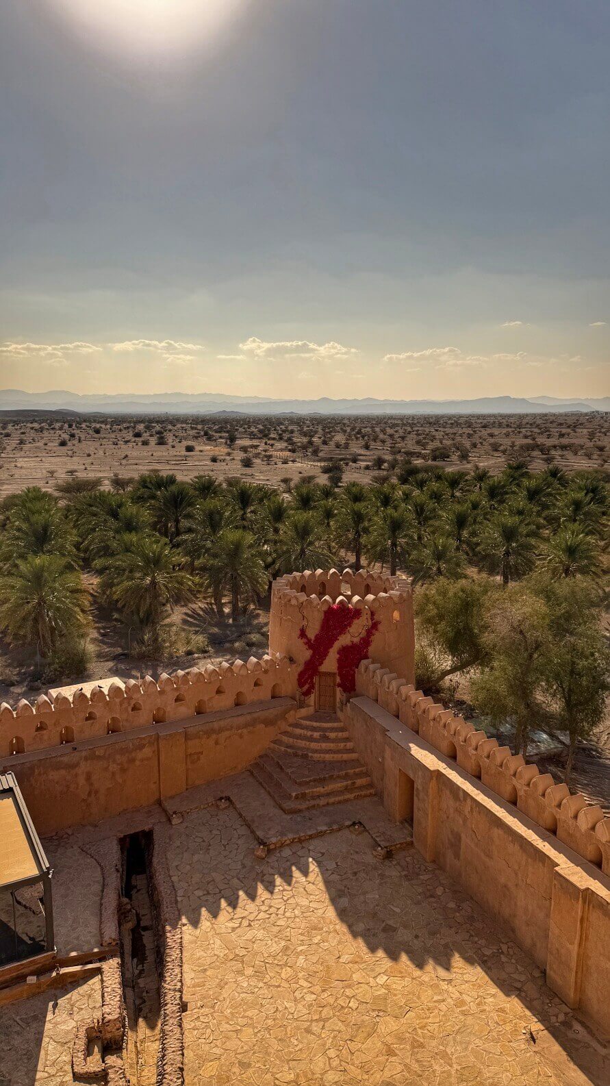 View from Jibreen Castle