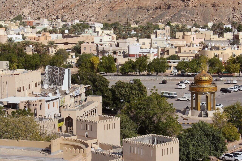 View over Nizwa city