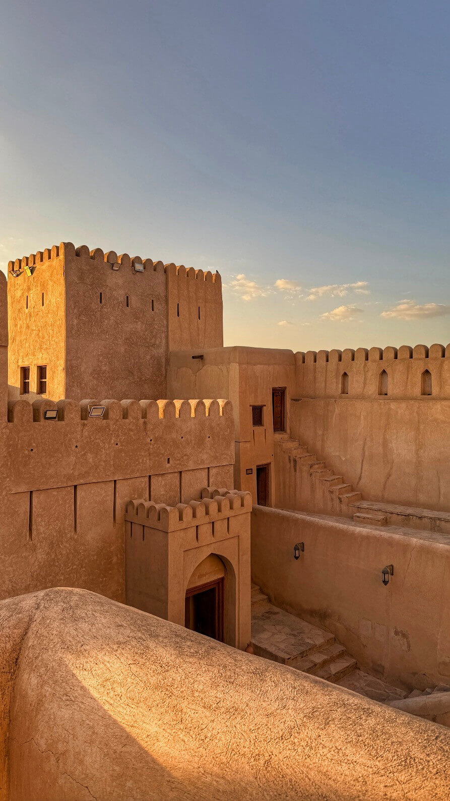 The inside of Nizwa Fort