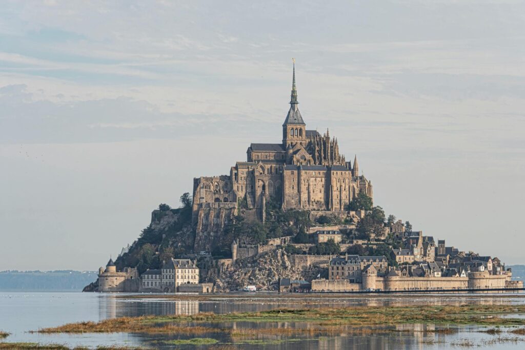 Mont Saint-Michel seen from a distance