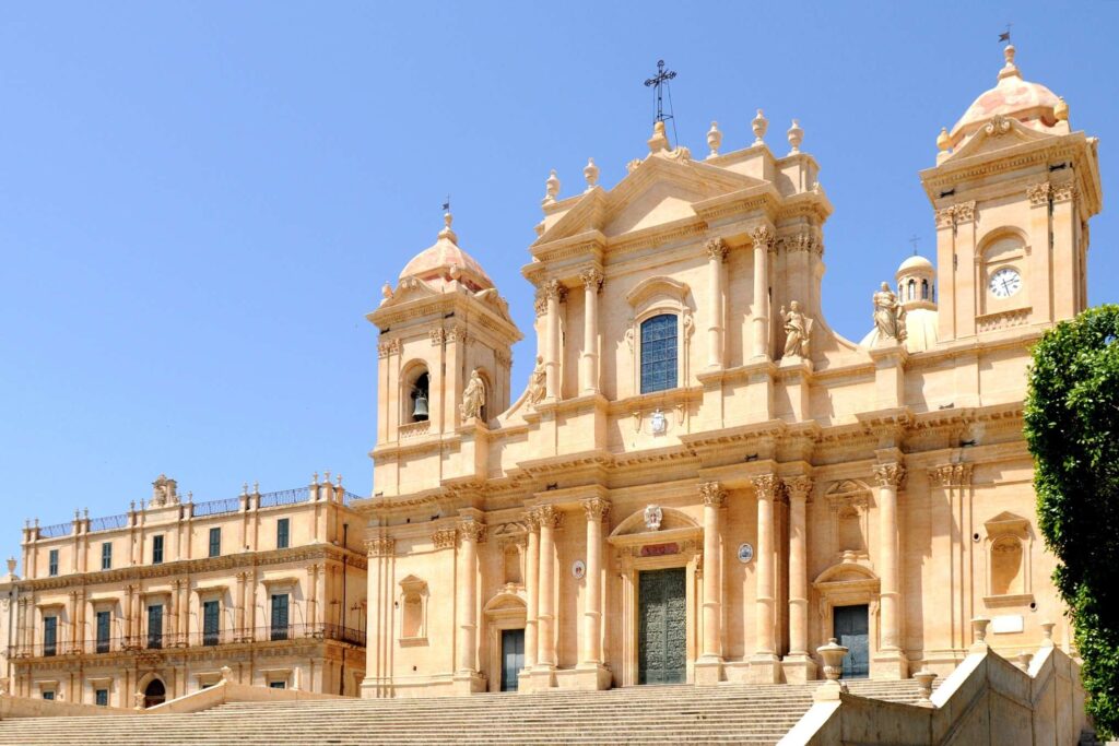 A church in Noto, Sicily. 