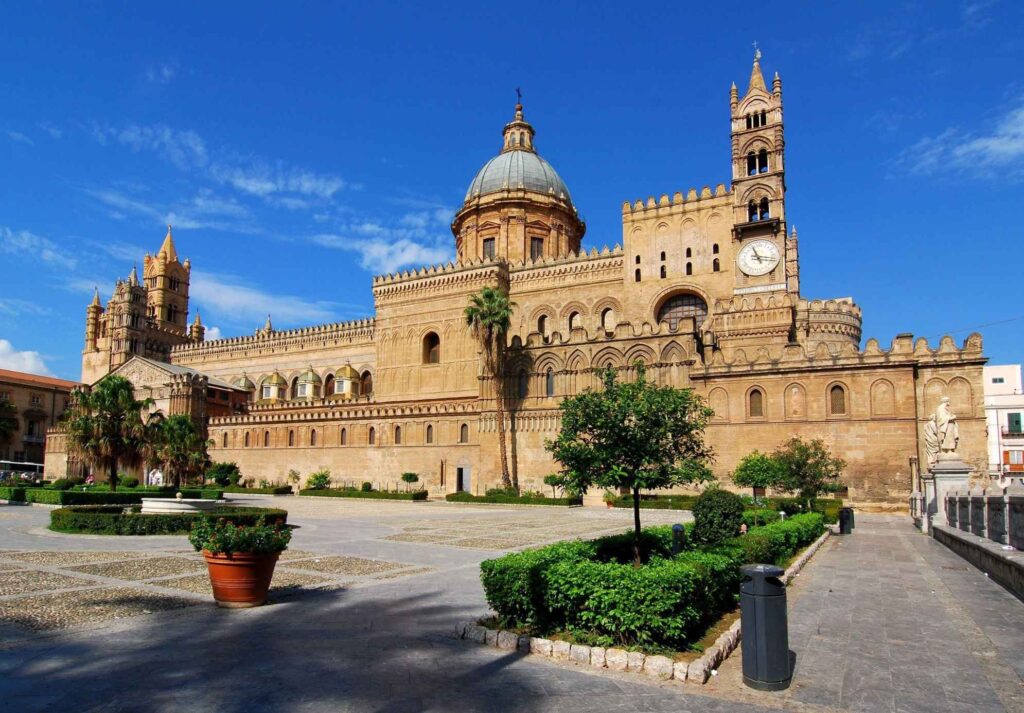 A historical monument in Palermo