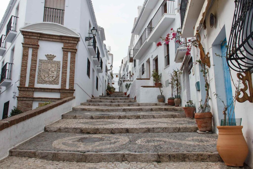 Frigiliana day trip from Malaga, white village streets