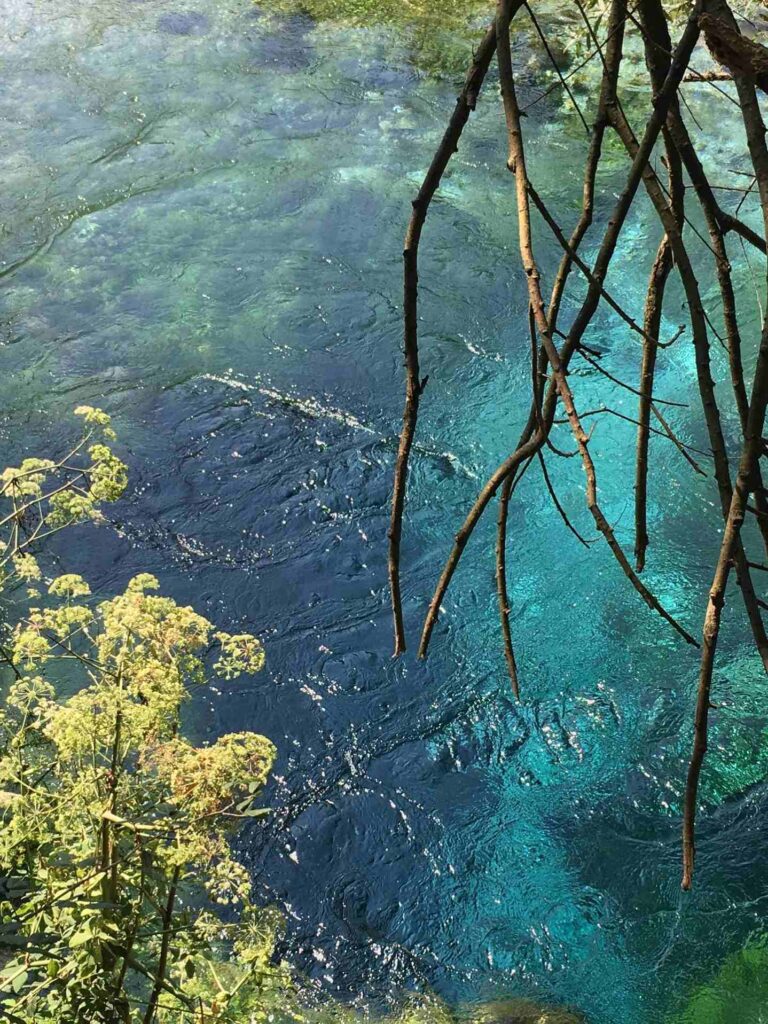 The blue eye in Albania, also called Syri i Kaltër
