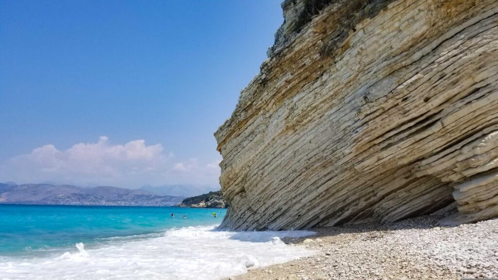 Saranda the coastal base in the South of Albania