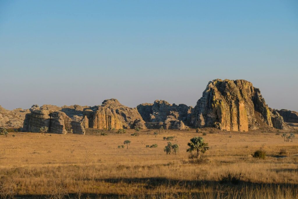 Sandstone canyon in Isalo National Park, Madagascar