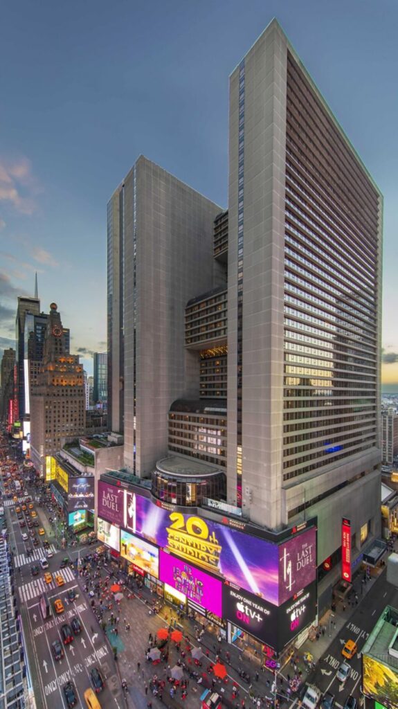 New York Marriott Marquis seen from outside