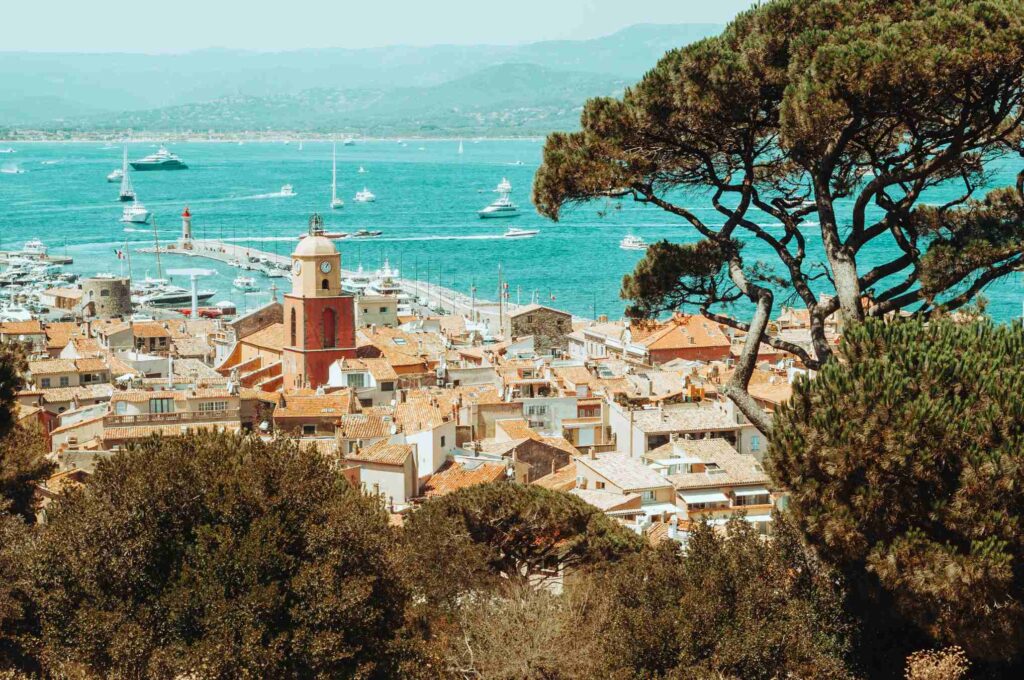 The harbor in Saint-Tropez, French Riviera