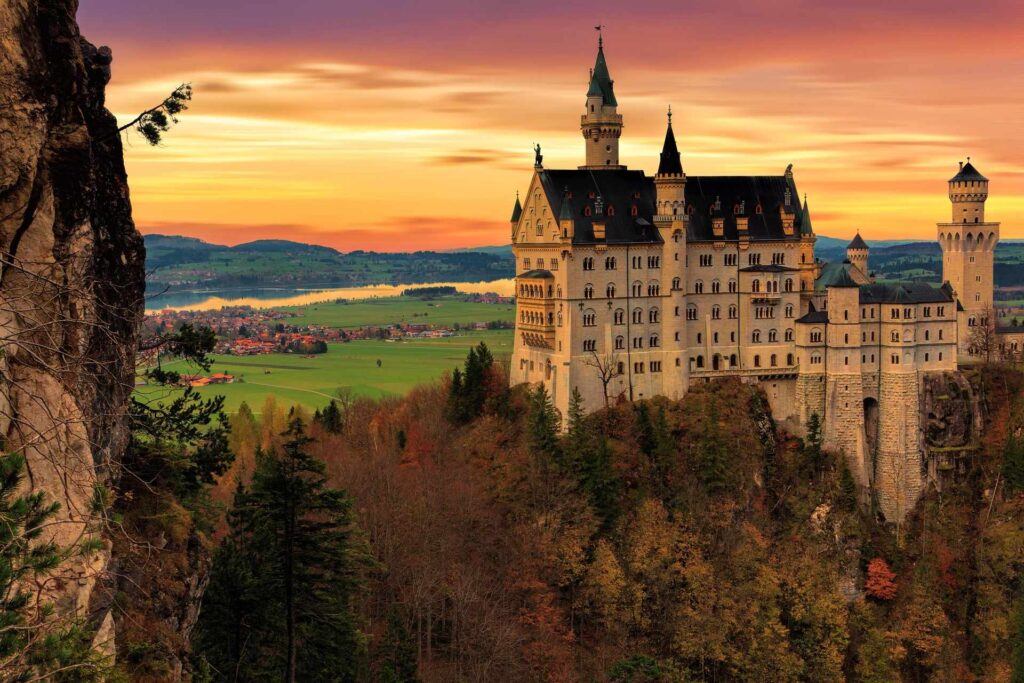 The fairytale Neuschwanstein Castle