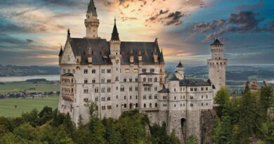 The world famous Neuschwanstein Castle in Germany