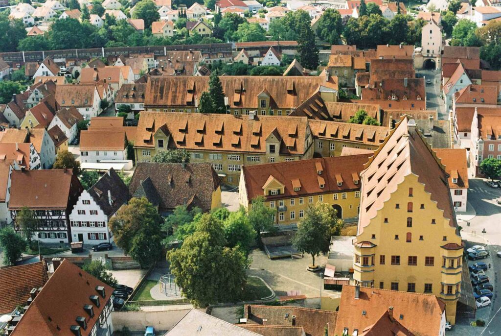Nördlingen, a town built inside a Meteor Crater