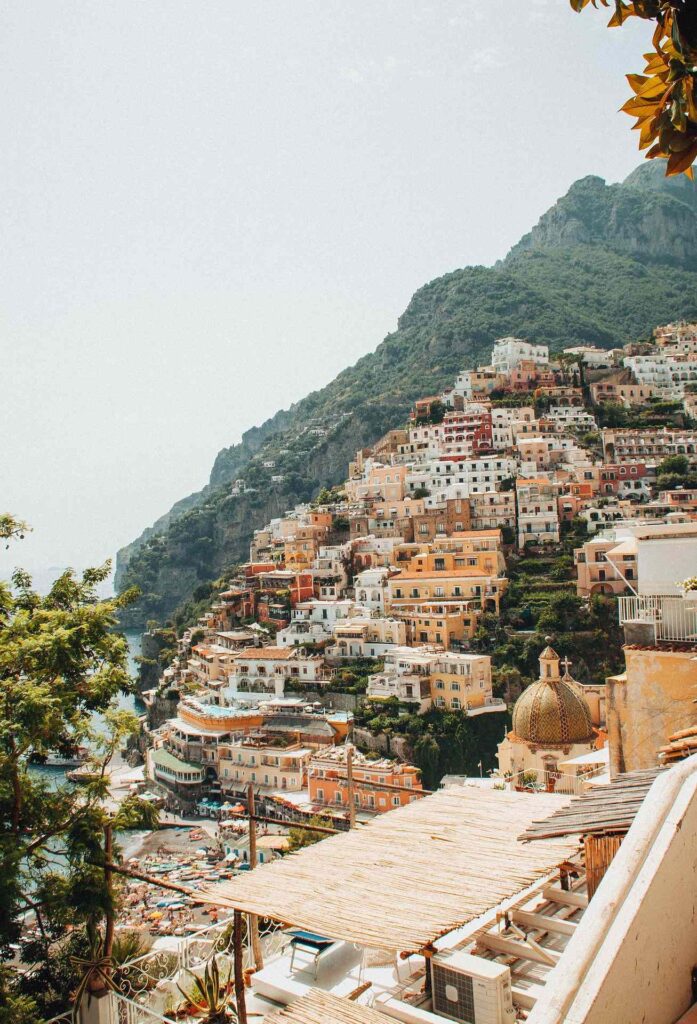 Colorful houses in Amalfi