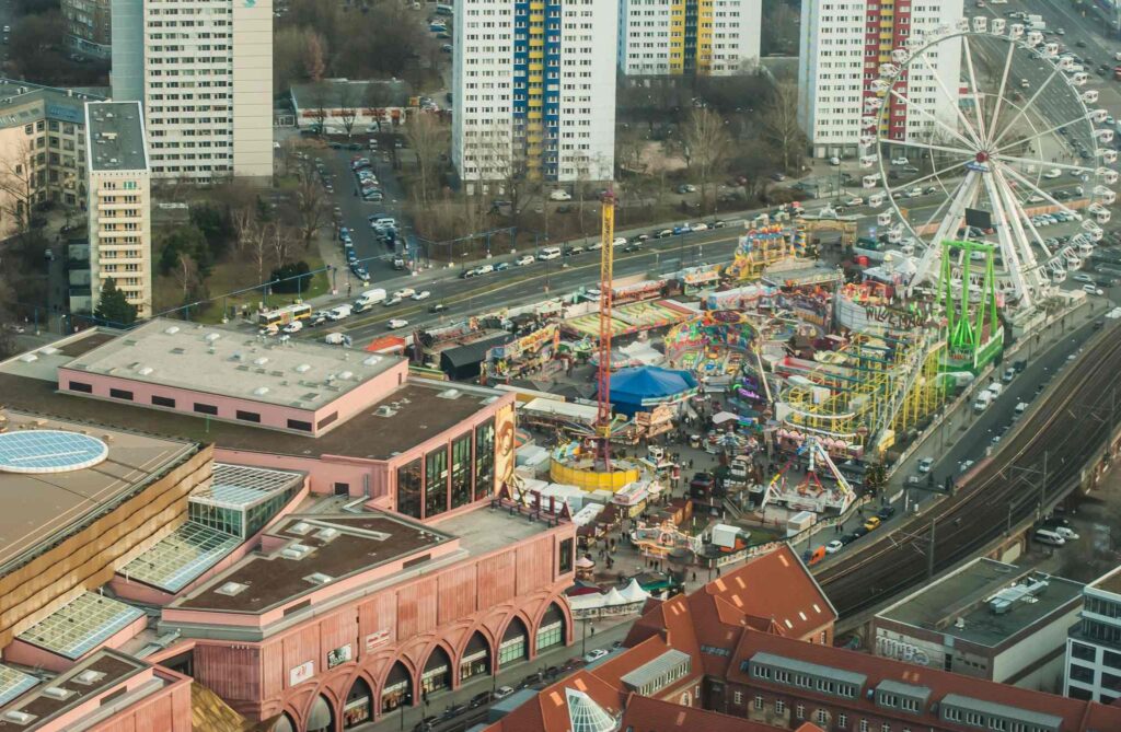 Tivoli Gardens amusement park in central Copenhagen