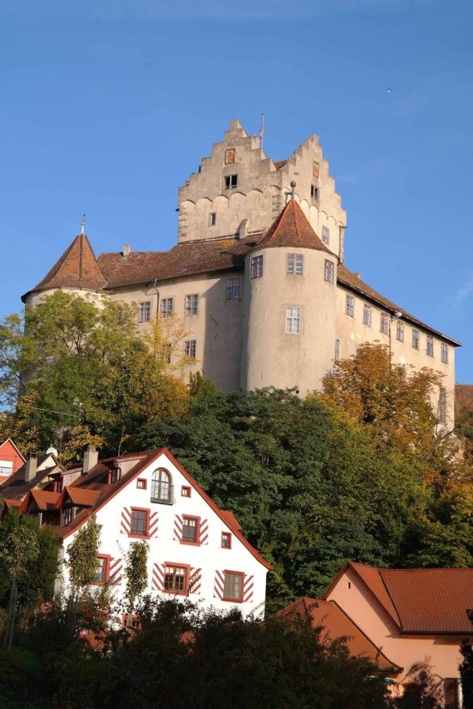 Meersburg Castle above Lake Constance in southern Germany