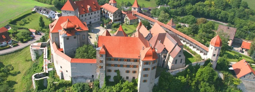 Medieval Harburg Castle on the Romantic Road in Bavaria